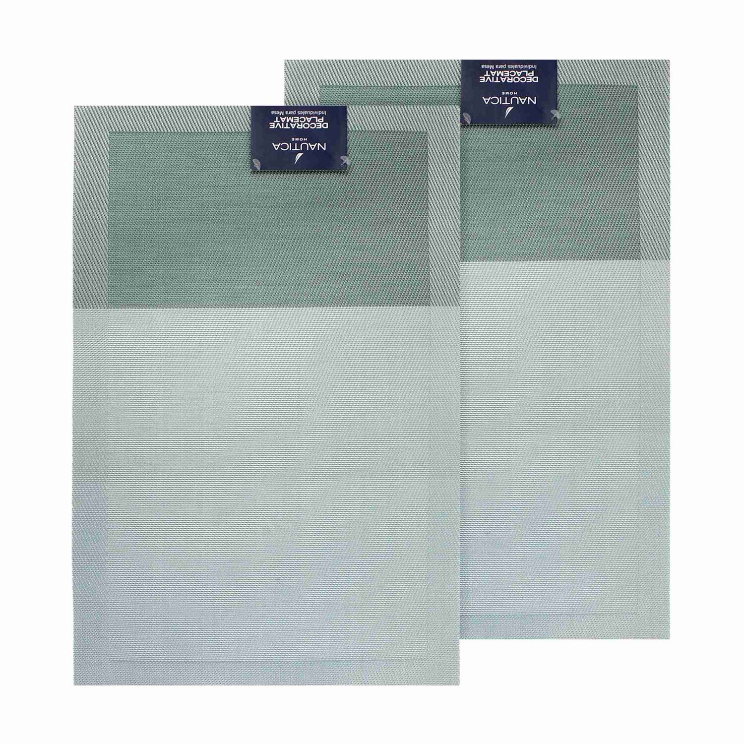 Pack 2 Individuales De Mesa Nautica Home 45x30cm Degrade Verde image number 3.0