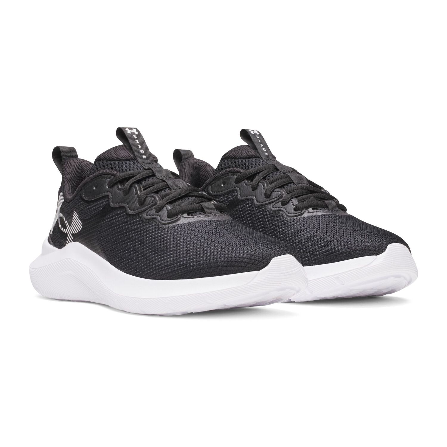 Zapatilla Under Armour W Phade Rn 4 Hombre Negro image number 4.0