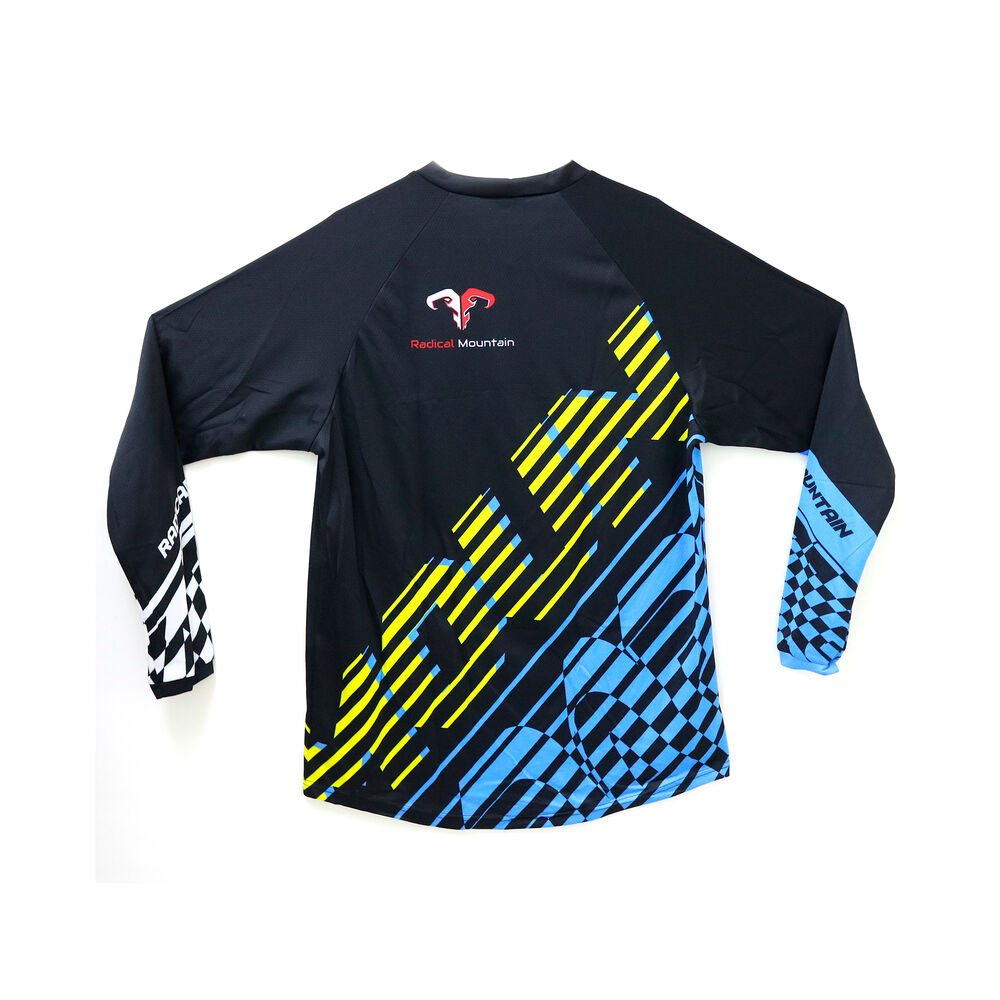 Jersey Mtb Negro Azul M Radical Mountain image number 2.0