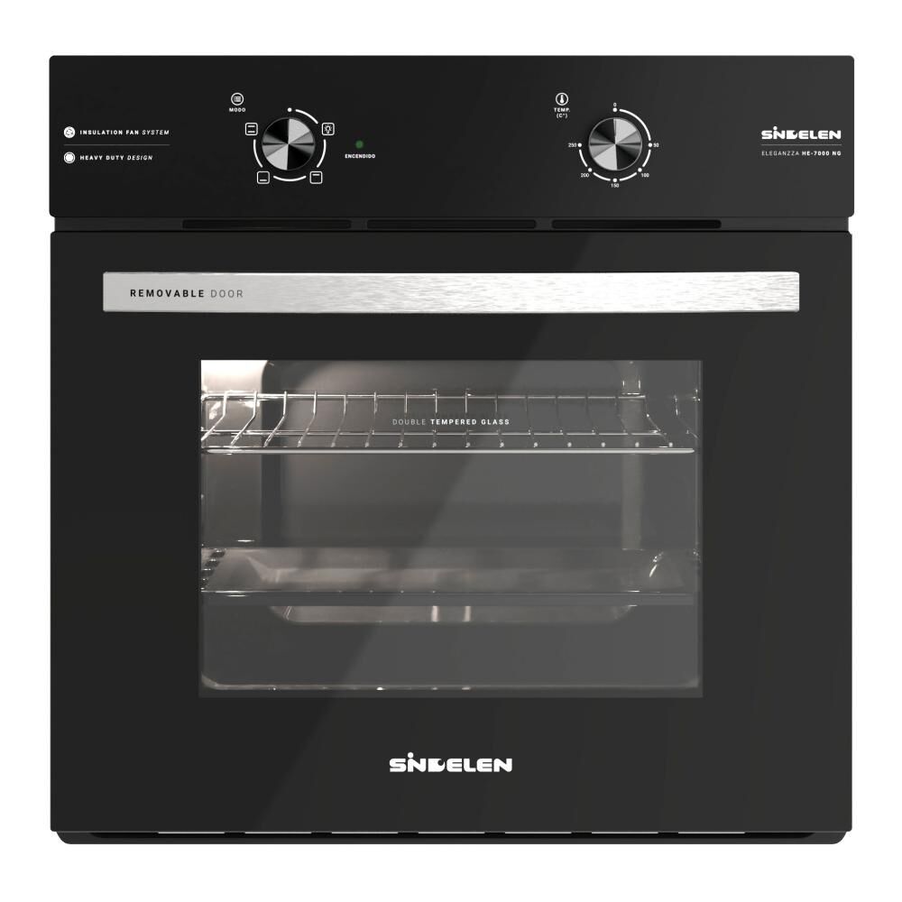 Kit Cocina Sindelen Horno Empotrado HE-7000NG + Encimera CEG-4600IN + Campana CA-606NG image number 4.0
