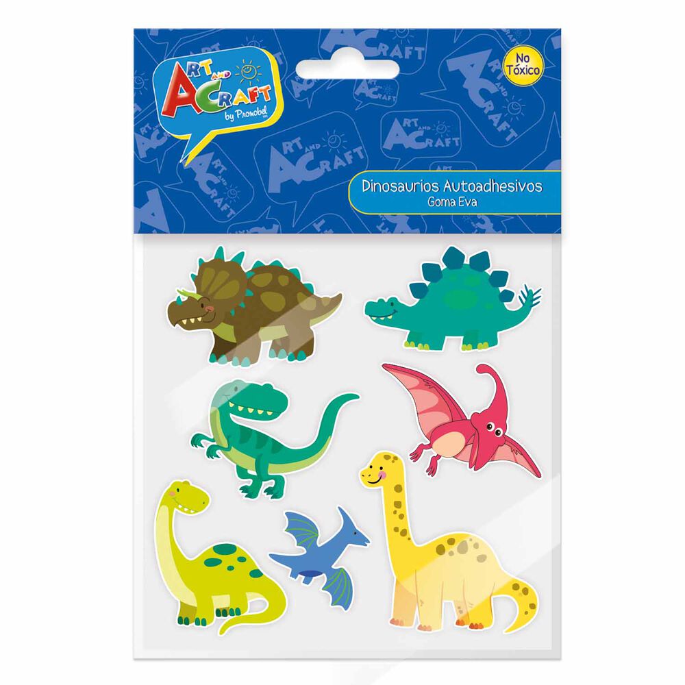 Figura Dinosaurios Goma Eva 7 Piezas image number 0.0