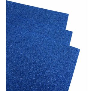 Goma Eva Glitter 40x60cm 2mm Azul Torre