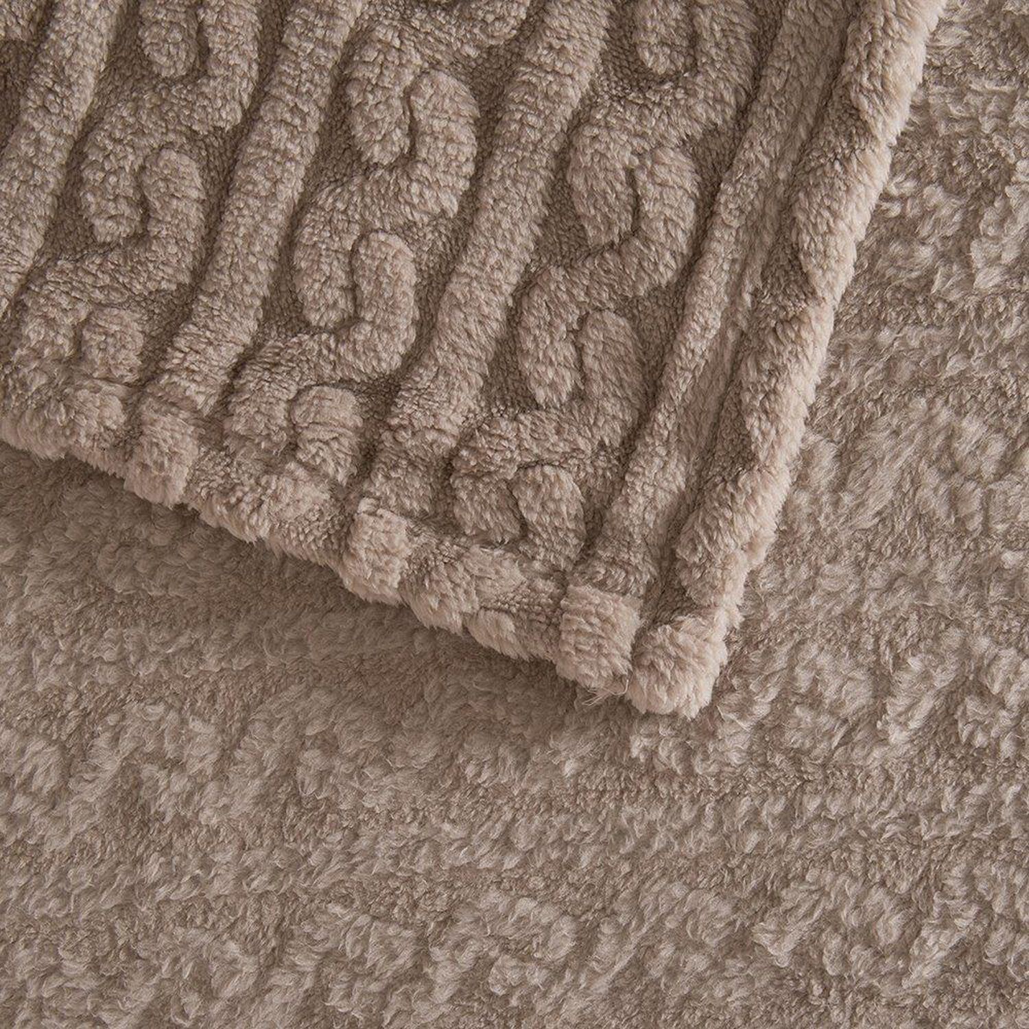 Manta Patagonia 127x152 Cms Taupe image number 1.0