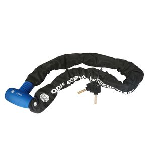 Candado Bicicleta Cadena Integrada Odis Bike 9,5mmx1m Llave Mapa