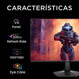 Monitor Gamer Plano Caixun 24 Fhd Va 200hz Hdmi Dp 1ms C24x1f