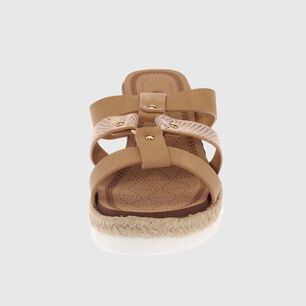 Sandalia Kaki V&iacute;a Franca Art. 52109b30930khaki