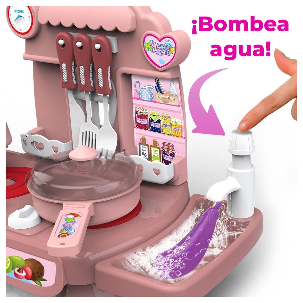 Cocina De Juguete Con Accesorios Azul image number 2.0