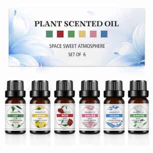 Aceites Esencias Arom&aacute;ticas Set 6 Fragancias 10ml