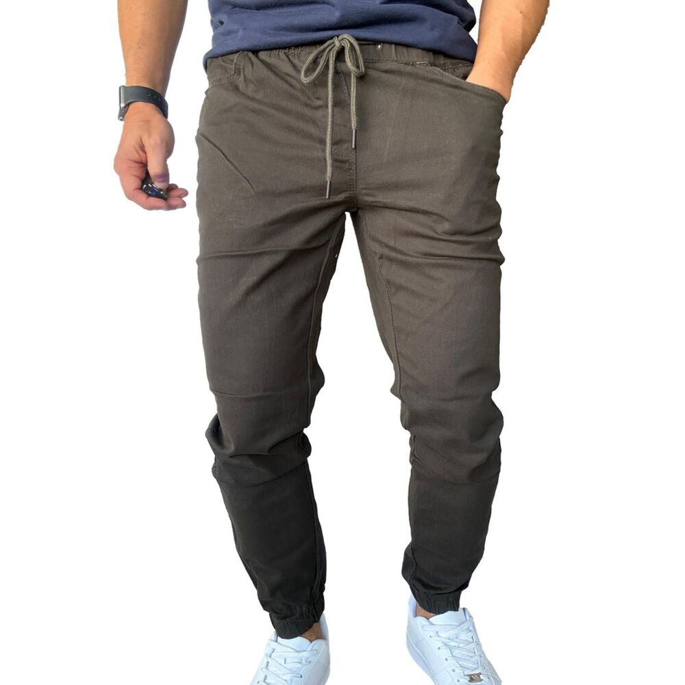 Jogger Mosaico Pantal&oacute;n Slim Fit Elasticado Colores image number 35.0