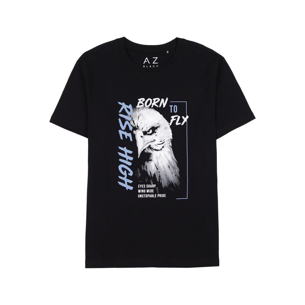 Polera Hombre Az Black image number 0.0