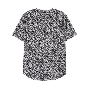 Blusa Full Print Manga Corta Cuello V Mujer Geeps