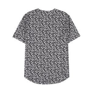Blusa Full Print Manga Corta Cuello V Mujer Geeps