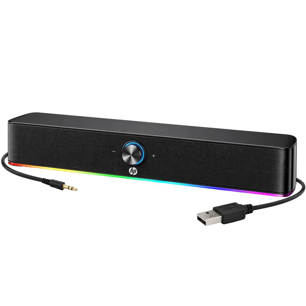 Soundbar Hp Multimedia Stereo Con Luces Rgb 6 Watts Dhe-6003 image number 3.0