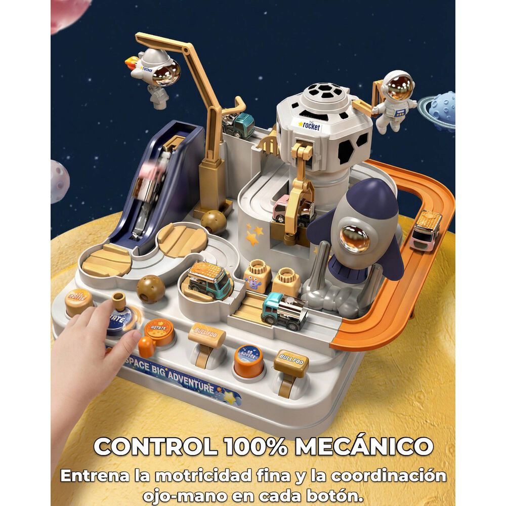 Juguete Didactico Ciudad Magica Astronauta Ni&ntilde;os Montessori image number 5.0