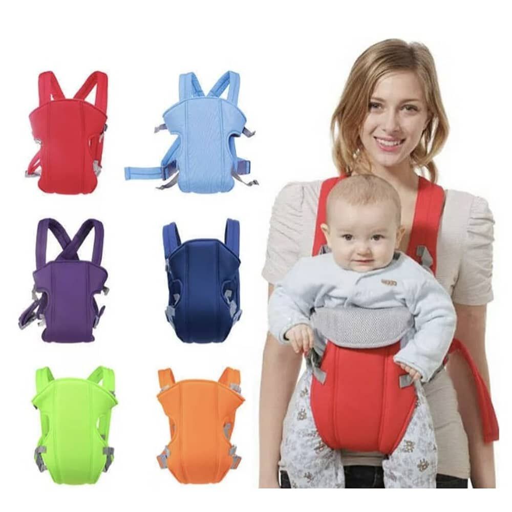 Mochila Portabeb&eacute;s Acolchado Canguro Ajustable Violeta image number 1.0