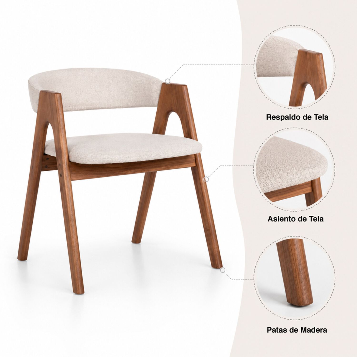 Silla De Comedor Madera Kizuna 50x55x67 image number 4.0