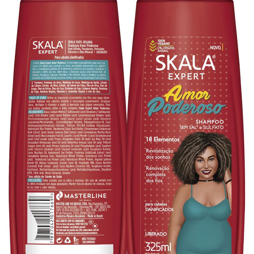 Kit Shampoo Y Acond Amor Poderoso Skala Expert 650ml image number 2.0
