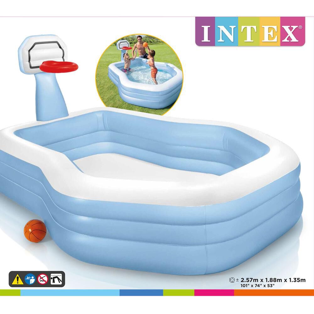 Piscina Inflable Familiar Shootin Hoops Intex / 682 Litros image number 2.0