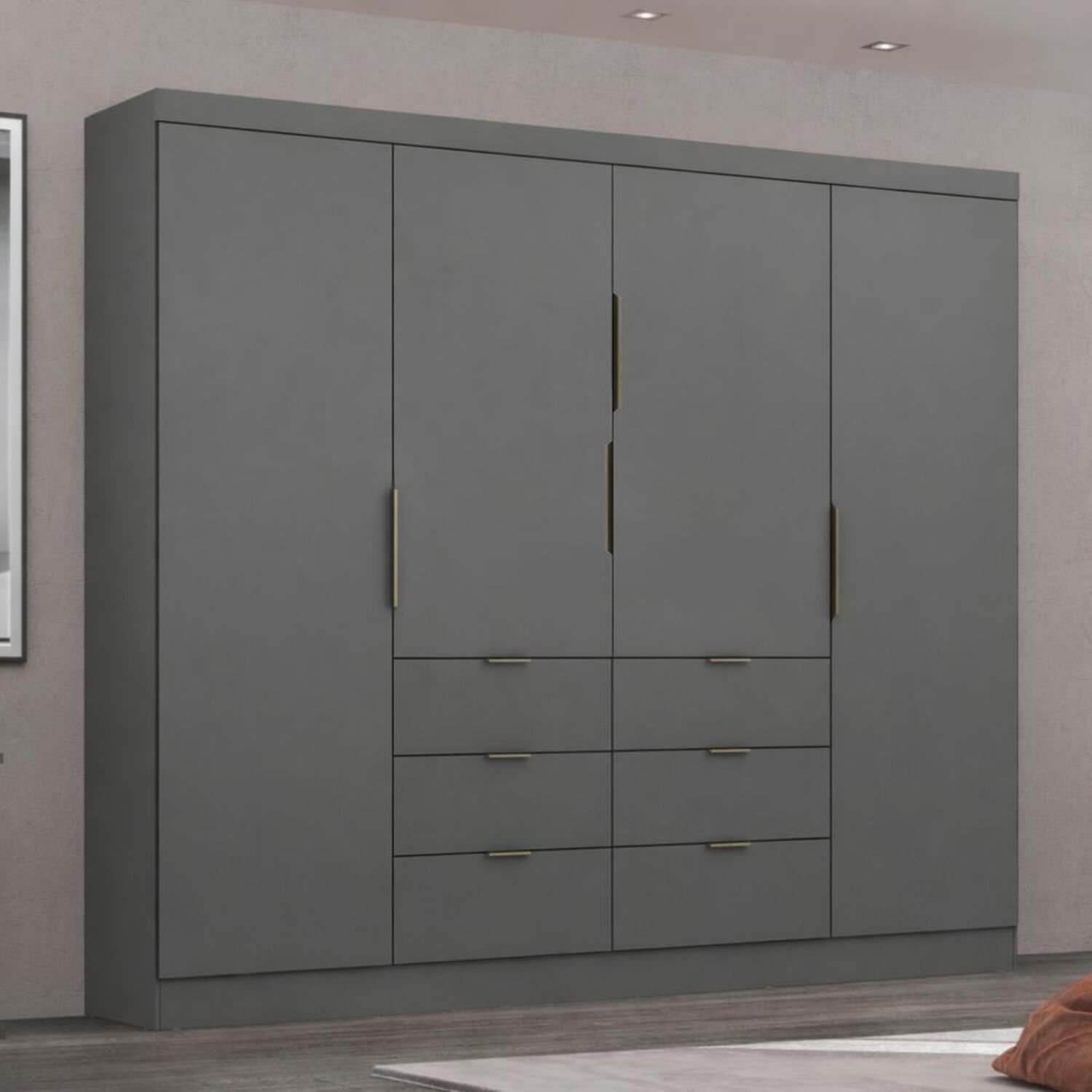 Cl&oacute;set Di Poretti Design Closet Click / 4 Puertas / 6 Cajones image number 2.0
