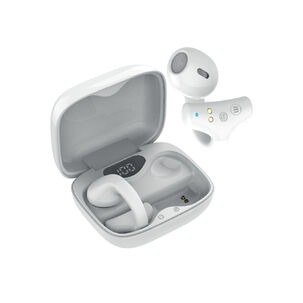 Aud&iacute;fonos Bluetooth Maxell Ear Cuff Clip On Open-ear Tws Blanco