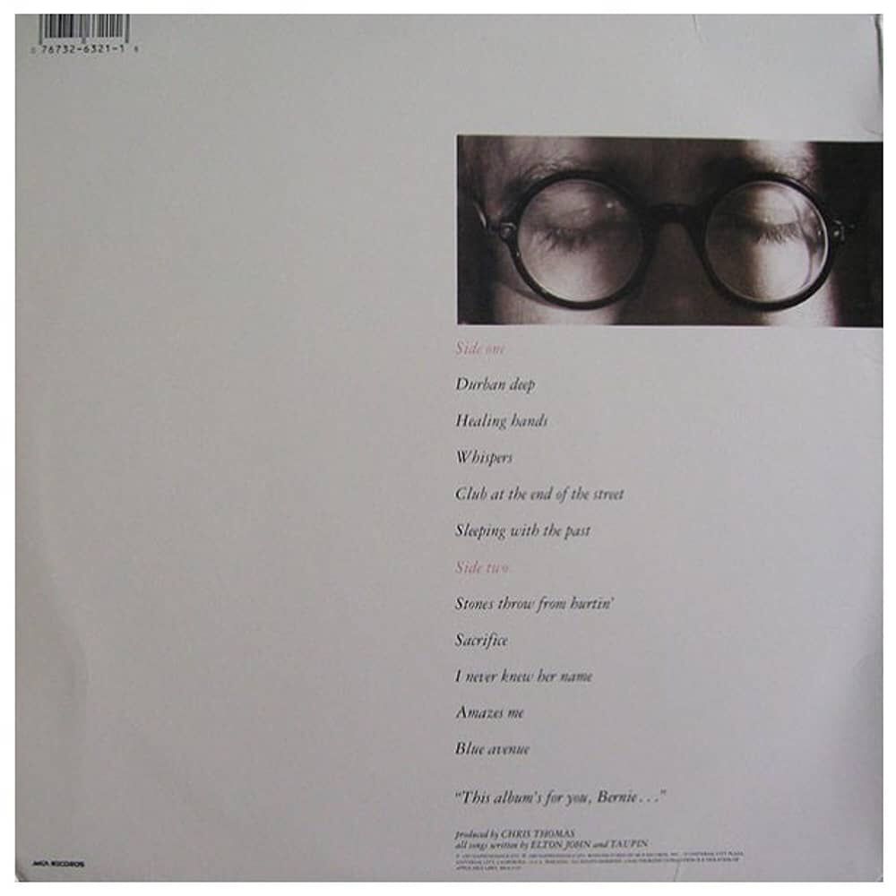 Elton John - Sleeping With The Past | Vinilo Usado image number 1.0