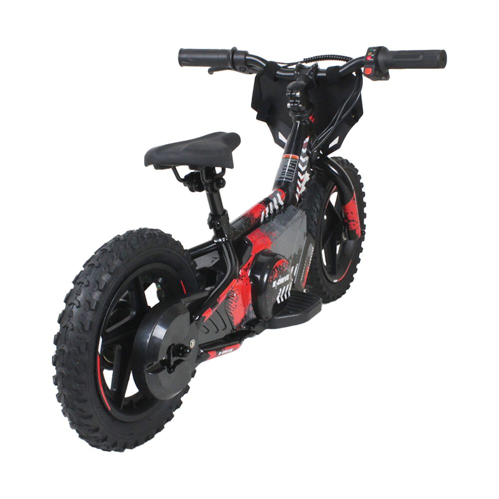 Bicicleta Moto El&eacute;ctrica E-bike Beride Aro 12 Roja image number 4.0