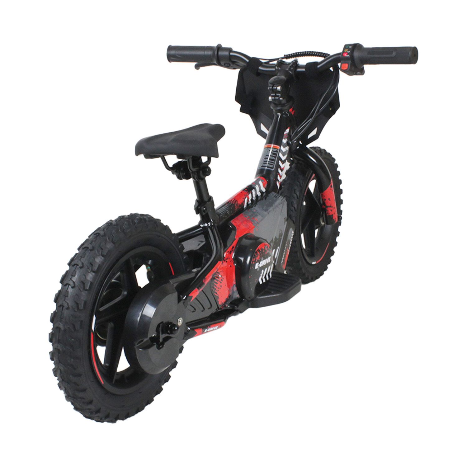 Bicicleta Moto El&eacute;ctrica E-bike Beride Aro 12 Roja image number 4.0