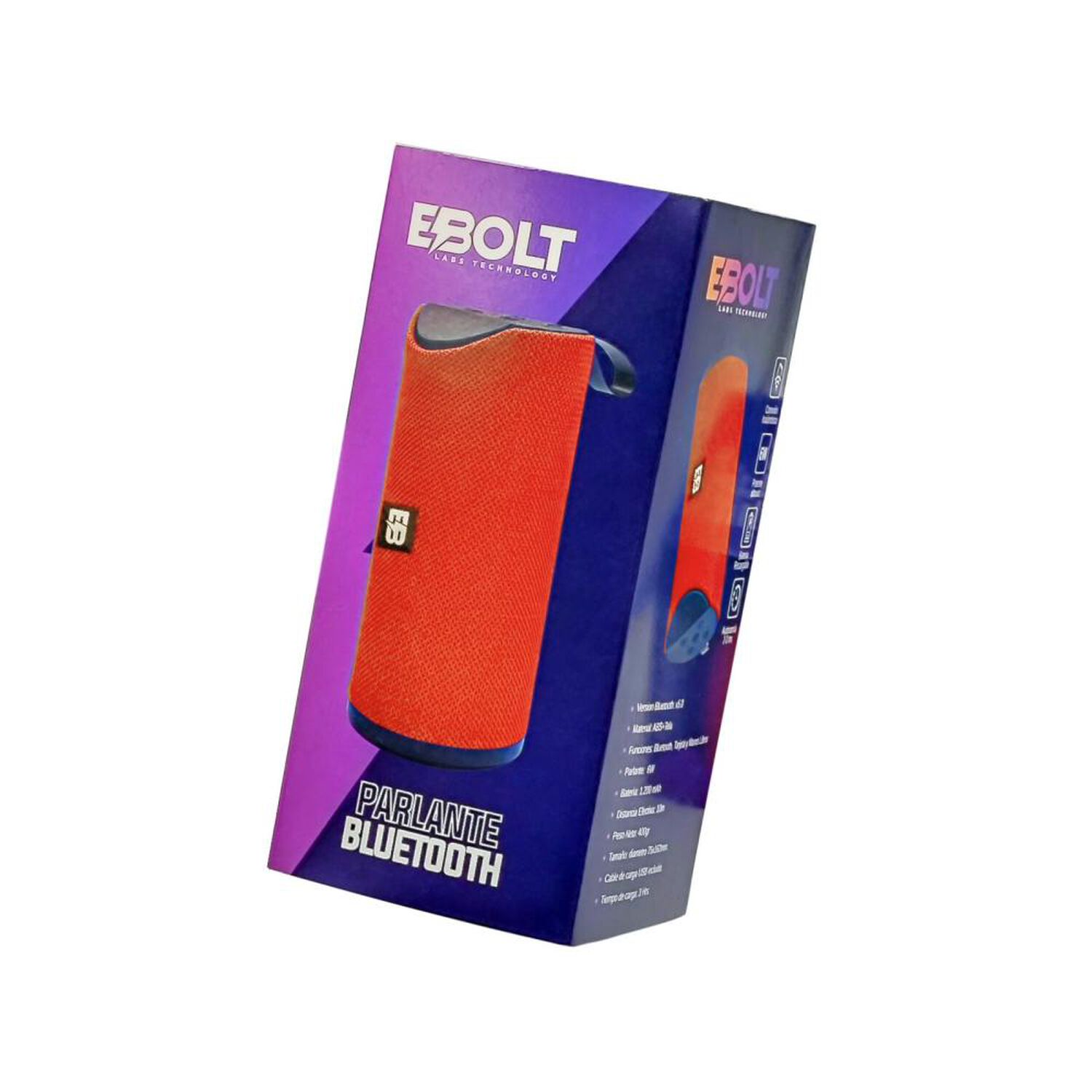 Parlante Bluetooth Ebolt Btspk05 image number 3.0