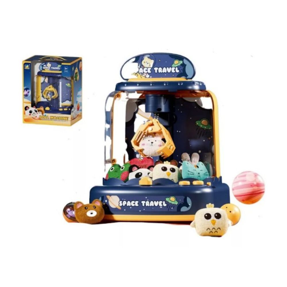 Mini Maquina Saca Peluches Y Juguetes Ni&ntilde;o Garra Espacial image number 0.0