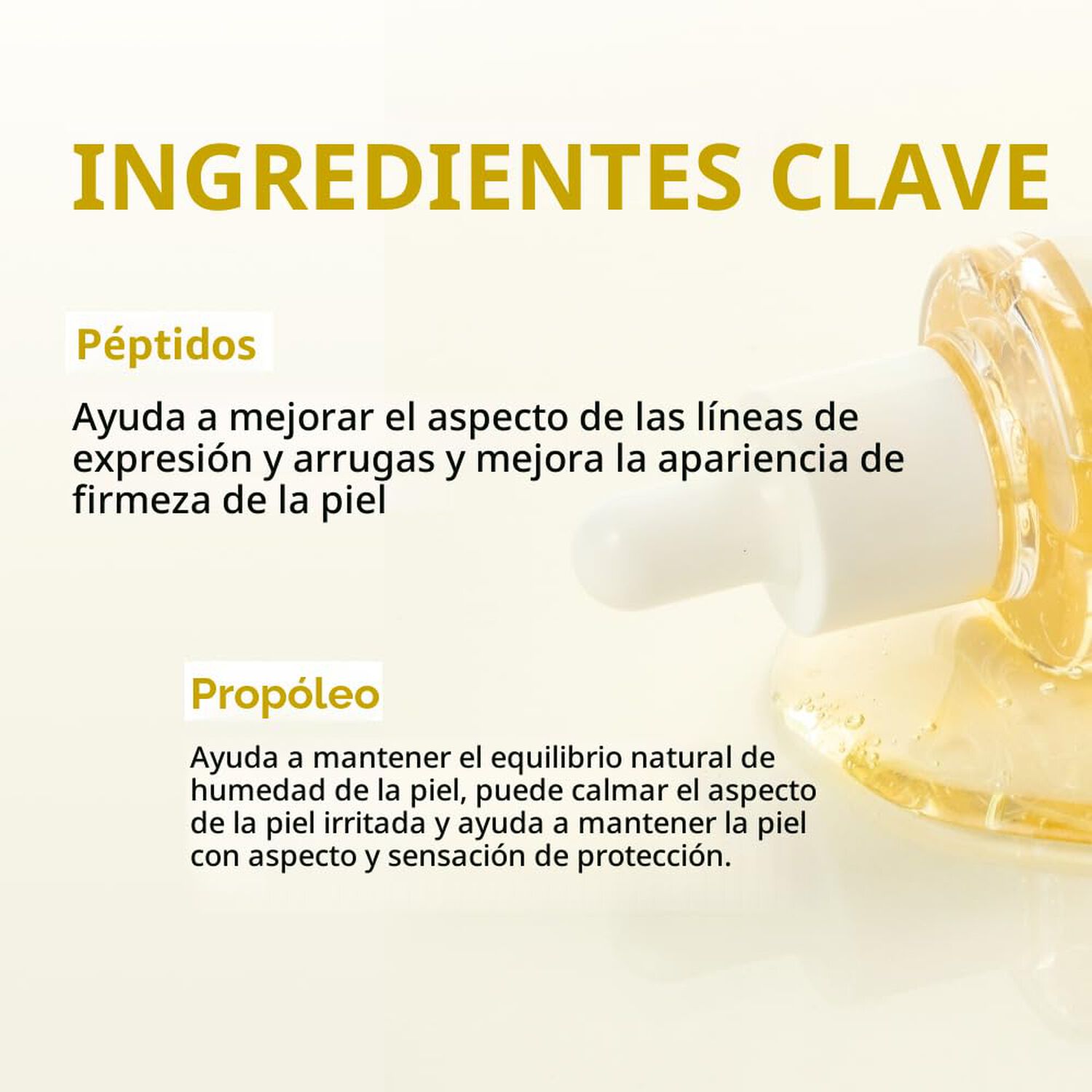 Peptide Propolis Renewal Serum (nida) -50ml Serum Antiedad Con Prop&oacute;leo Y P&eacute;ptidos image number 5.0
