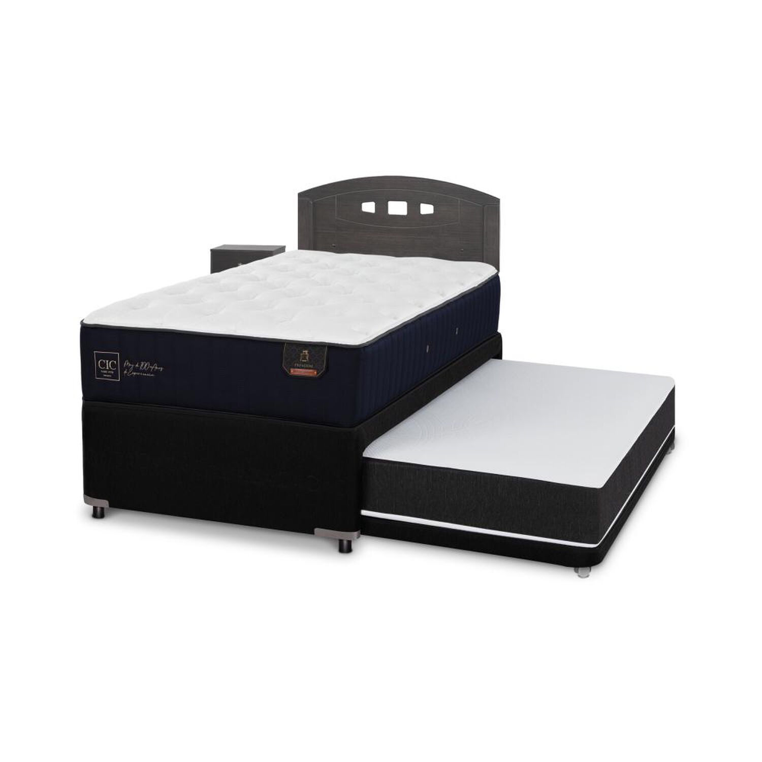 Cama Nido Cic Premium / 1.5 Plazas / Base Normal + Set De Maderas image number 1.0