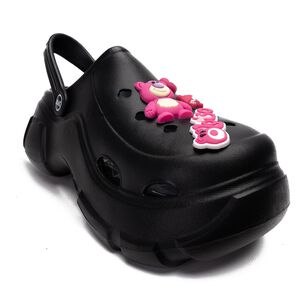 Sandalia Mujer Negro Nilda Ap&oacute;stol