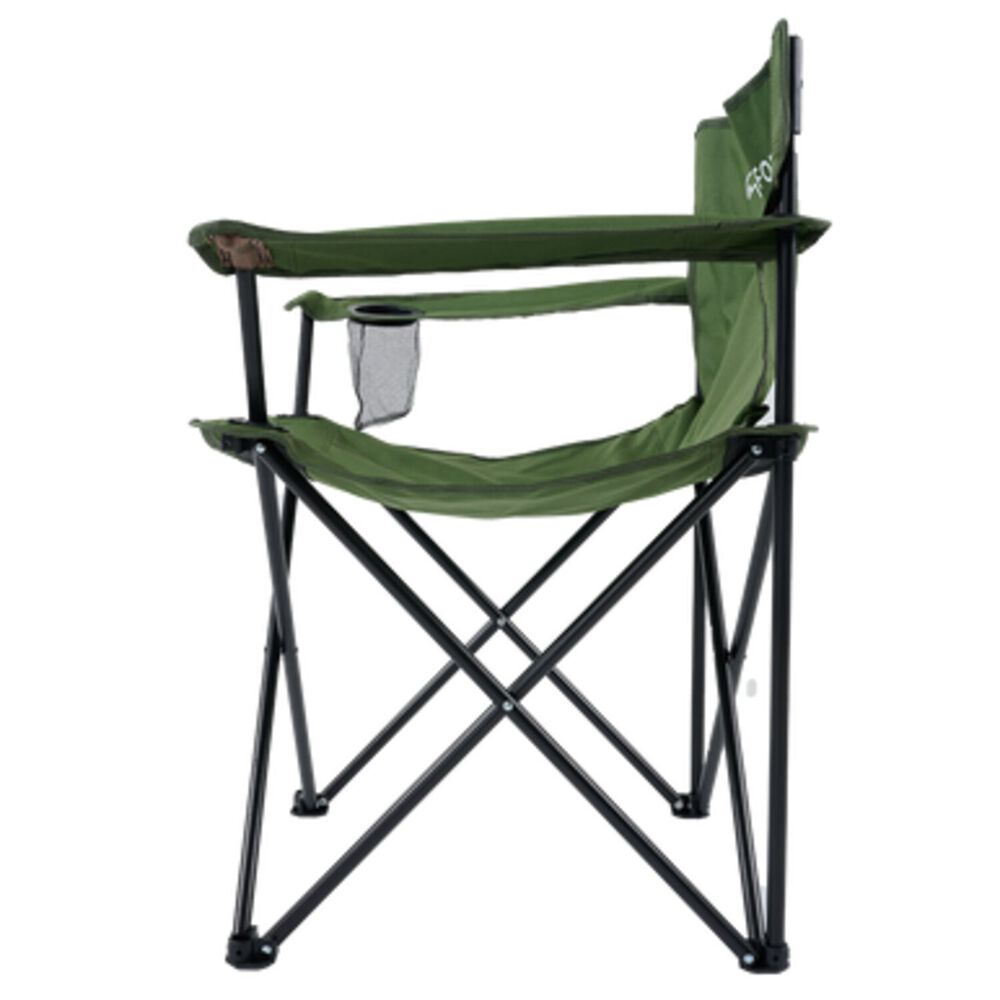 Silla Plegable Camping Con Apoya Brazos Verde image number 2.0