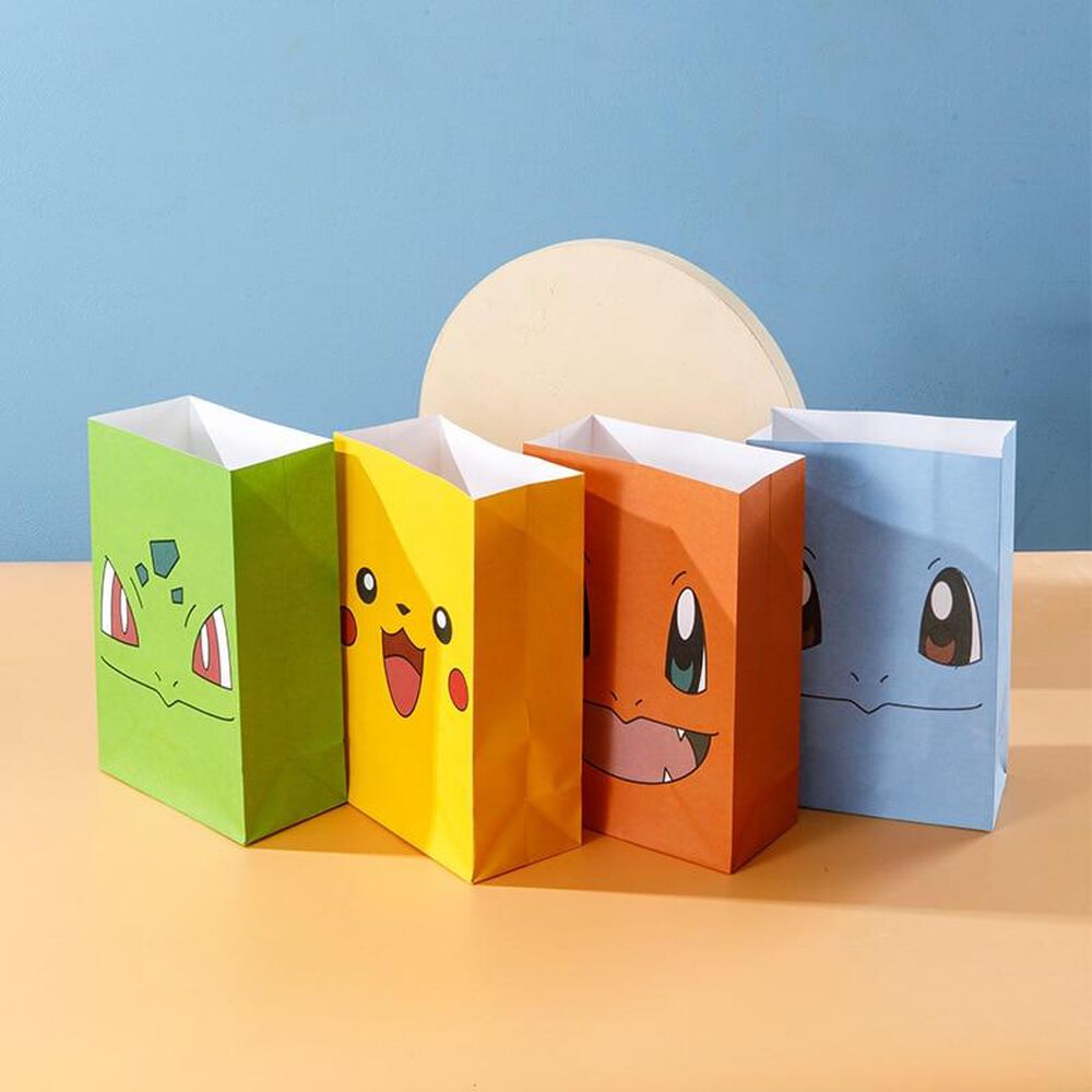 Pack 12 Bolsas Dulces Premium Pokemon Caritas Cumplea&ntilde;os image number 0.0