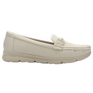 Mocasin De Mujer De Color Nude Casual Chalada Leve-1