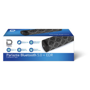 Parlante Bluetooth 5.0 + Edr Cubierta Tela Negro