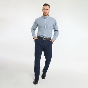 Pantalón Liso Tiro Medio Regular Hombre Herald