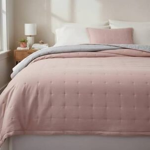 Cubrecama De Algod&oacute;n Bordado King