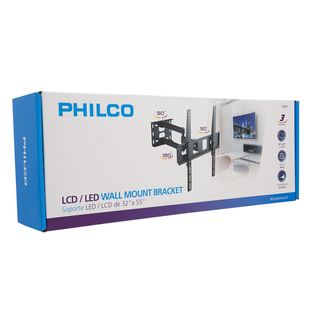 Soporte De Tv Con Brazo 32” A 55” Reforzado 30 Kg Max 03255 image number 6.0