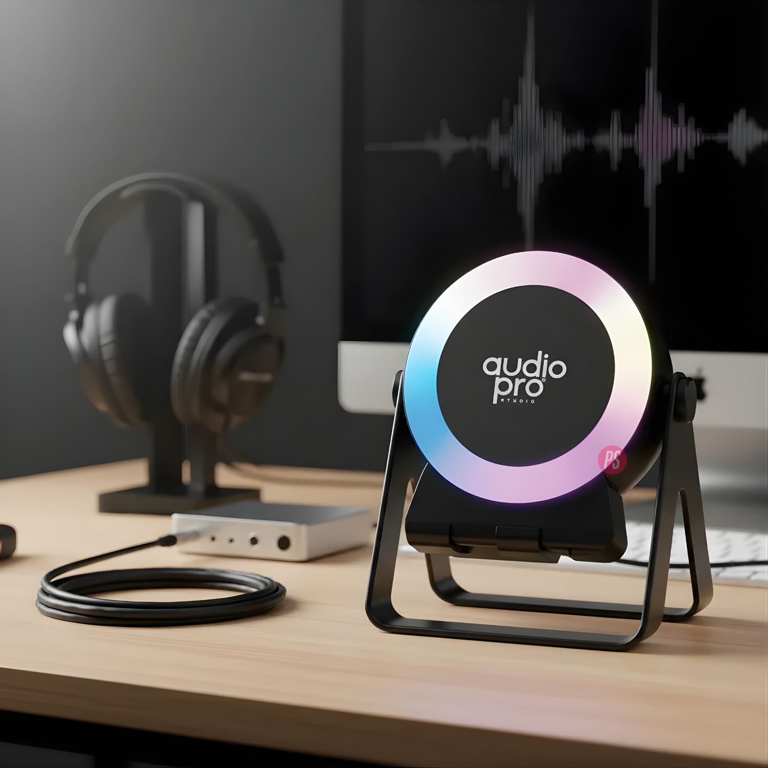 Parlante Bluetooth Rgb 8w Con Soporte Celular - Ps image number 2.0