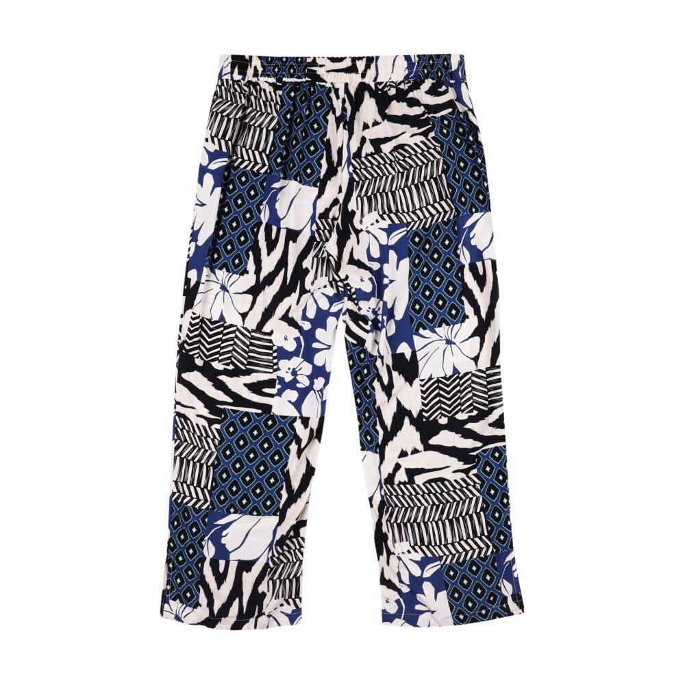Pantalón Full Print Tiro Medio Palazzo Mujer Geeps image number 1.0