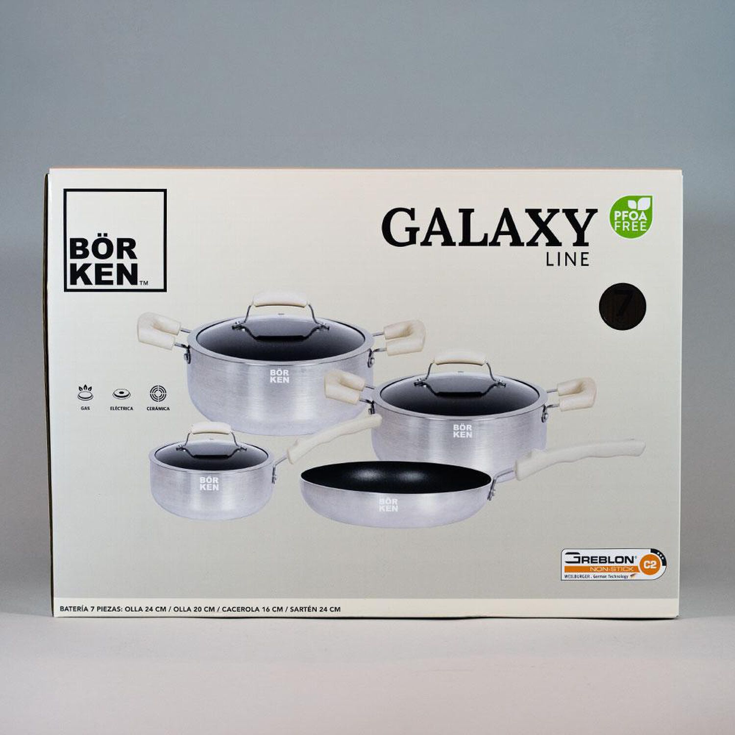 Bater&iacute;a De Cocina Borken Galaxy / 7 Piezas image number 7.0