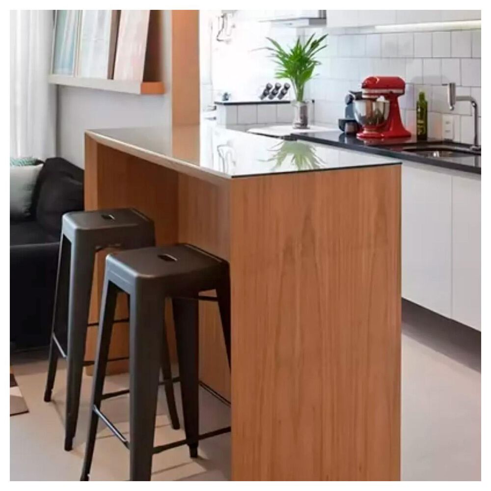 Pack 2 Taburete En Acero Ideal Para Bares, Cocina Y Restaurante image number 4.0