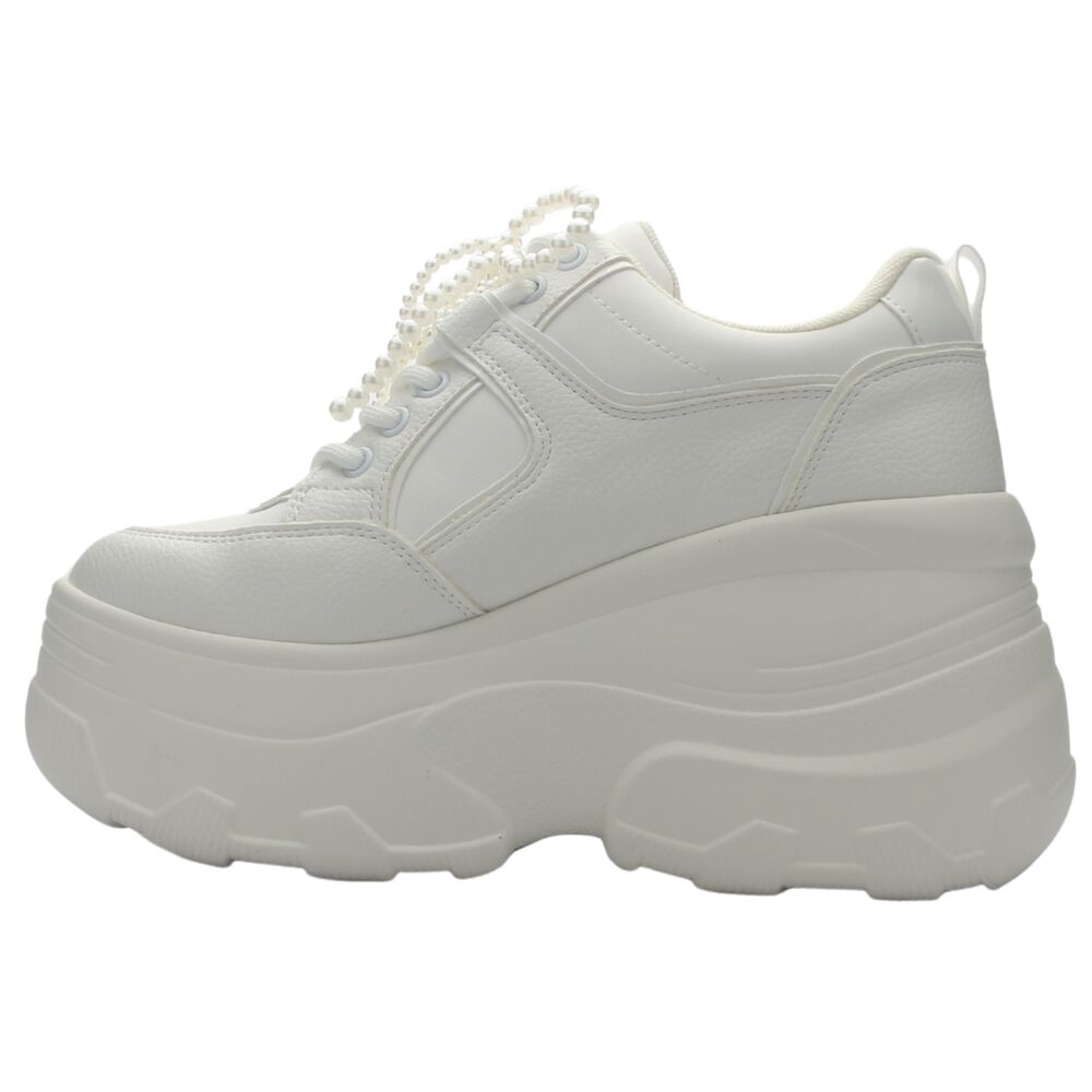 Zapatilla De Mujer De Color Blanco Urbano Chalada Nake-3 image number 1.0