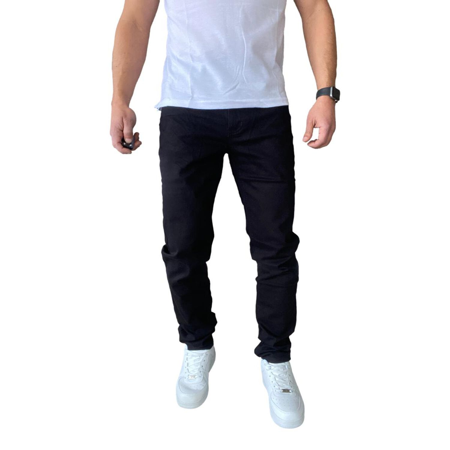 Pantal&oacute;n Tela Elasticado Slim Fit Colores image number 4.0