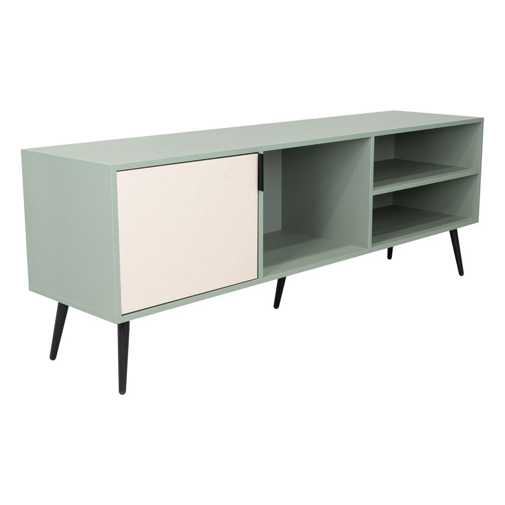 Rack Tv 65" Con 1 Puerta Abatible 58x160x40 Cm image number 0.0