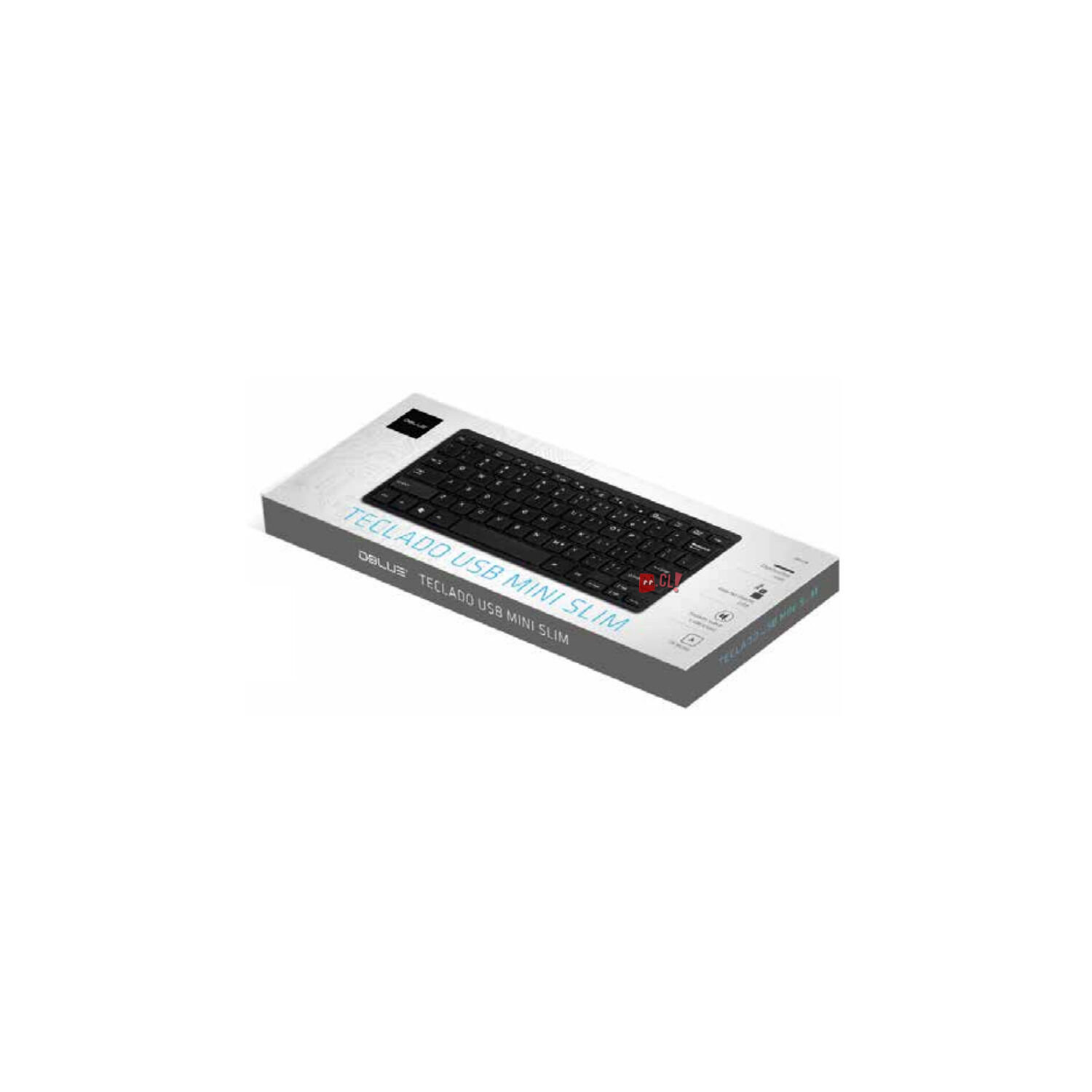 Teclado Pc Mini Ultra Slim Con Conexi&oacute;n Usb - Ps image number 1.0