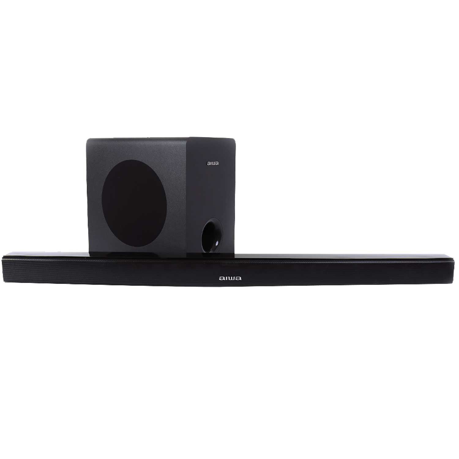 Home Theater Soundbar Parlante Inal&aacute;mbrico Aiwa Tipo Barra Con Woofer Awsbh21ww image number 0.0