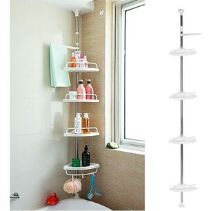 Esquinero Organizador Ba&ntilde;o 4 Ajustable Ducha Multiuso