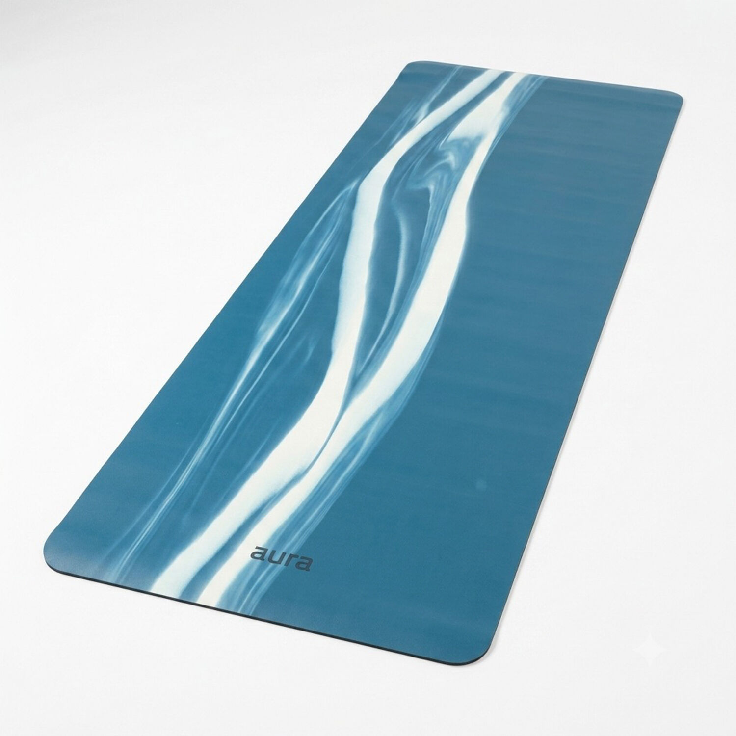 Mat De Yoga Profesional Aura Azul M&aacute;rmol image number 2.0